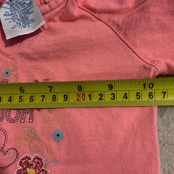 The Wonderful World Of Disney Vintage Winnie 12 M Pink Perfectly Pooh Hoodie - Picture 5 of 7